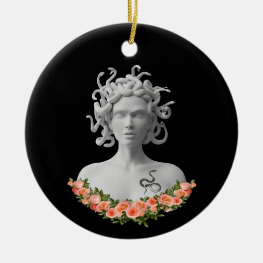 Medusa Gorgon Griekse mythologie Keramisch Ornament (Voorkant)