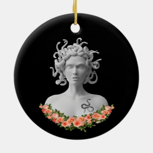 Medusa Gorgon Griekse mythologie Keramisch Ornament (Achterkant)