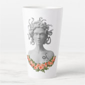 Medusa Gorgon Griekse mythologie Latte Mok (Voorkant)