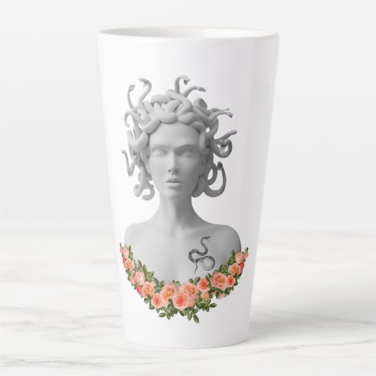 Medusa Gorgon Griekse mythologie Latte Mok (Voorkant)