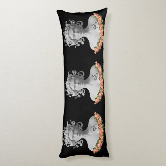 Medusa Gorgon Griekse mythologie Lichaamskussen (Achterkant (Verticaal))