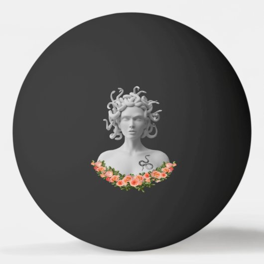Medusa Gorgon Griekse mythologie Pingpongbal (Achterkant)