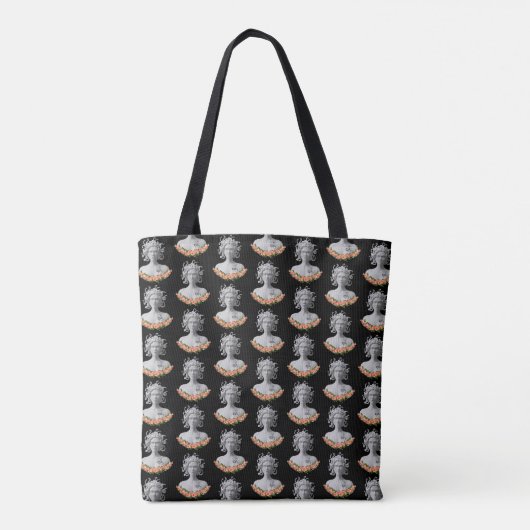Medusa Gorgon Griekse mythologie Tote Bag (Achterkant)