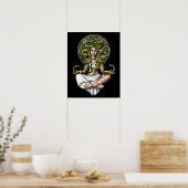 Medusa Gorgon Meditatie Poster (Keuken)