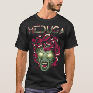 Medusa Gorgon Oude Griekse Goden en Monsters Mythe T-shirt