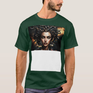 Medusa Gorgon portret T-shirt