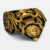 Medusa Goud Verguld Barok Stropdas (Opgerold)