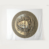 Medusa Goud Wandkunst Wandkleed (Voorkant (horizontaal))