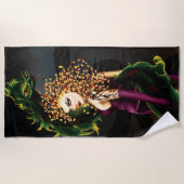 Medusa Griekse Mythologie Slang Gorgon Strandlaken (Voorkant)