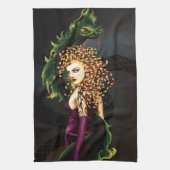 Medusa Griekse Mythologie Slang Gorgon Theedoek (Verticaal)