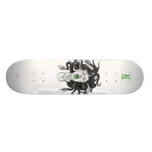 "Medusa" grijs Skateboard
