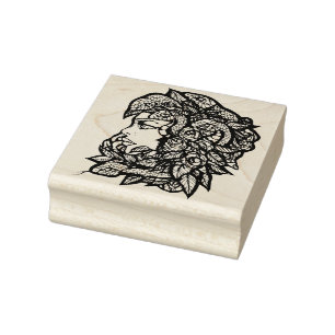 Medusa Groene Slangen Gorgon Rubberstempel