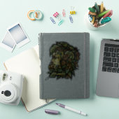 Medusa Groene Slangen Gorgon Sticker (iPad Cover)