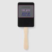 Medusa handventilator handwaaier (Achterkant)