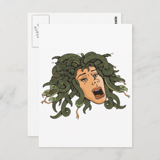 Medusa Head Briefkaart (Voorkant / Achterkant)