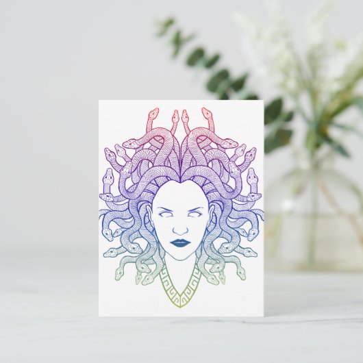 Medusa Head Briefkaart (Staand voorkant)