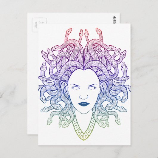 Medusa Head Briefkaart (Voorkant / Achterkant)