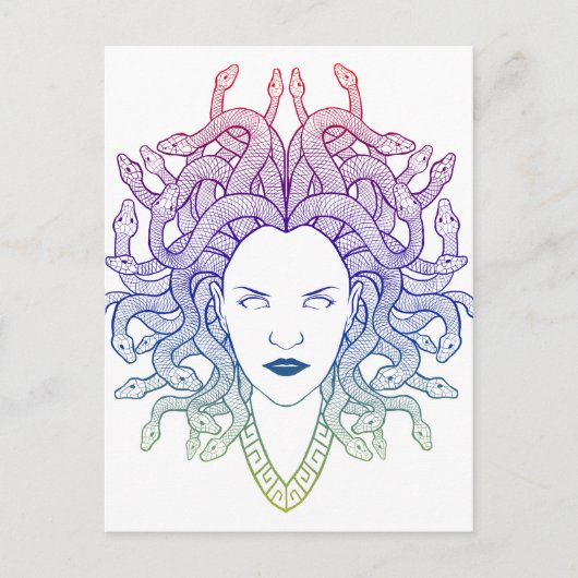 Medusa Head Briefkaart (Voorkant)