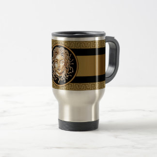 Medusa Head Gold Chain Travel Mug Reisbeker