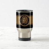 Medusa Head Gold Travel Mug Reisbeker (Center)