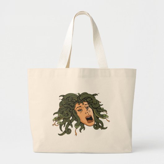 Medusa Head Grote Tote Bag (Voorkant)