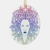 Medusa Head Keramisch Ornament (Rechts)