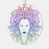 Medusa Head Keramisch Ornament (Links)