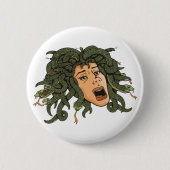 Medusa Head Ronde Button 5,7 Cm (Voorkant)