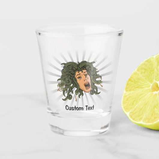 Medusa Head Shot Glas (Voorkant)