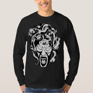 Medusa Head Snake Hair Mythology Grieks T-shirt