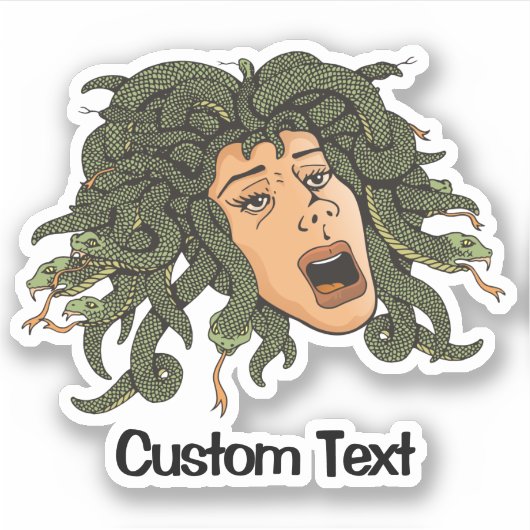 Medusa Head Sticker (Voorkant)