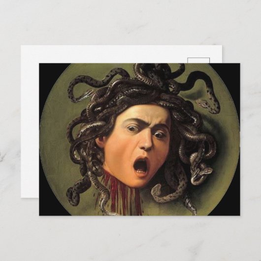 Medusa Head van Caravaggio Briefkaart (Voorkant / Achterkant)