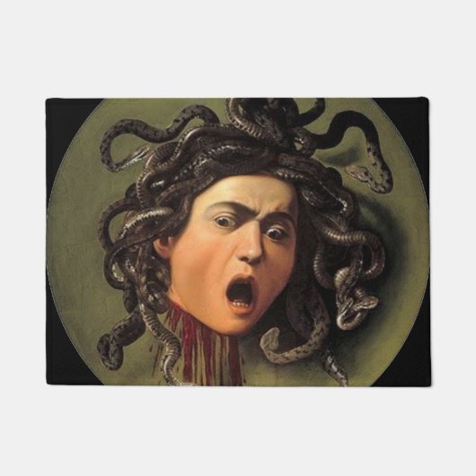 Medusa Head van Caravaggio Deurmat (Voorkant)