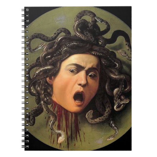 Medusa Head van Caravaggio Notitieboek (Voorkant)