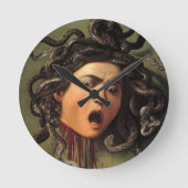 Medusa Head van Caravaggio Ronde Klok (Voorkant)