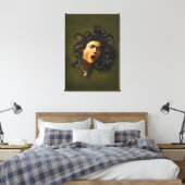 Medusa hoofd Caravaggio schilderij kunst mythologi Canvas Afdruk (Insitu (Slaapkamer))