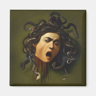 Medusa hoofd Caravaggio schilderij kunst mythologi Magneet