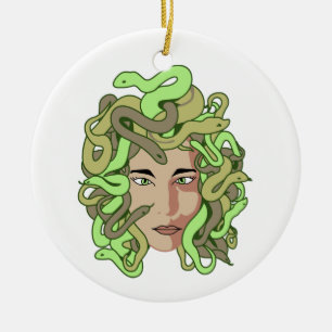 Medusa Keramisch Ornament
