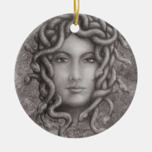 Medusa Keramisch Ornament