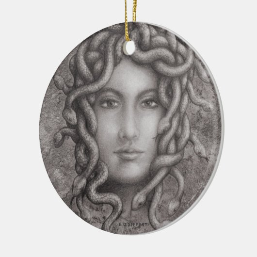Medusa Keramisch Ornament (Links)