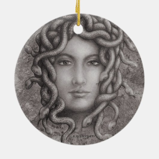 Medusa Keramisch Ornament (Achterkant)