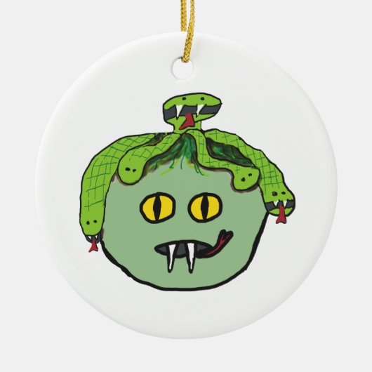 Medusa Keramisch Ornament (Voorkant)