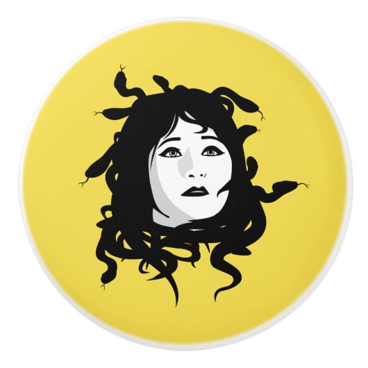 Medusa Keramische Knop (Voorkant)