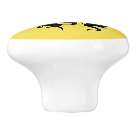 Medusa Keramische Knop (Zijkant)