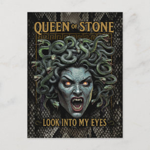 Medusa Koningin van Steen Ansichtkaart Briefkaart