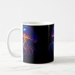 Medusa Lumineuse Nocturele oceaan Koffiemok