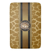 Medusa luxe Giraff Print Bath Mat (Voorkant Verticaal)