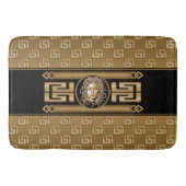 Medusa Luxury Black & Gold Badmat (Voorkant)