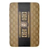 Medusa Luxury Black & Gold Badmat (Voorkant Verticaal)