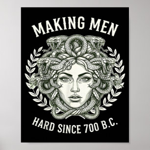 Medusa maakt mannen hard sinds 700 v.Chr. Grieks l Poster